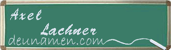 Axel Lachner Visitenkarte